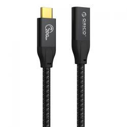 ORICO Cablu de date Orico CY32-10-BK, USB-C male - USB-C female, 1m, Black (CY32-10-BK)