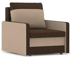  MILTON fotel, normál szövet, hab töltőanyag, szín - barna / cappuccino