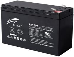 Ritar Power Акумулаторна батерия Ritar Power RT1270, 12V, 7Ah, AGM, Т2 конектори (RT1270)