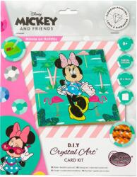 Craft Buddy Felicitare goblen cudiamante Craft Buddy - Minnie Mouse în vacanță (CBCCK-DNY807)
