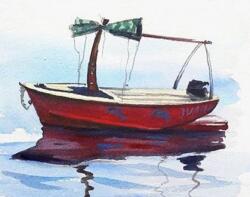 TSvetnoy Set de pictură cu diamante TSvetnoy - Boat in Calm Waters