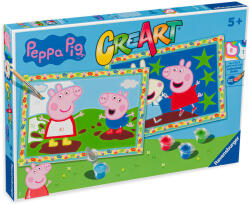Ravensburger Set de pictură pentru copii Ravensburger CreArt - Peppa Pig (20219) Carte de colorat