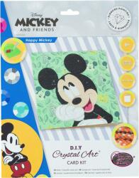 Craft buddy Card de tapițerie cu diamante Craft Buddy - Mickey Mouse (CBCCK-DNY805)