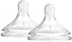 Dr. Brown's Suzete Dr. Brown's Wide-Neck Options Bottle Bottle Pacifiers - 2 bucăți, 0m+ (72239317471)
