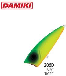 Damiki Vobler DAMIKI D-POP70 7cm 10gr Topwater - 206D (Mat Tiger) (DMK-DPOP7-206D)