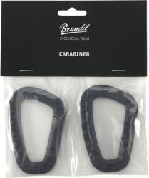 Brandit Карабинер Brandit 2 броя, черен (8079-2)