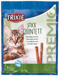 TRIXIE 25g Trixie PREMIO Stick Quintet baromfival és májjal macska rágcsálnivalókkal