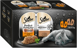 Sheba 64x37, 5g Sheba Perfect Portions pulyka és kacsa szószban nedves macskatáp