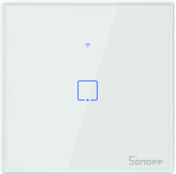 SONOFF Egyszerű Érintőkapcsoló T2EU1C, Wi-Fi + RF, Mobiltelefon-v (26856)