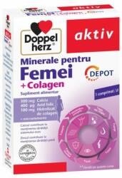 Doppelhertz Minerale pentru femei + Colagen, 30 comprimate, Doppelherz