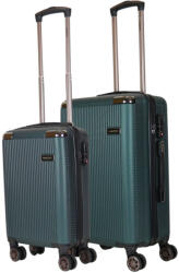 HaChi Houston zöld 4 kerekű 2 részes bőrönd szett (Houston-S-M-zold)