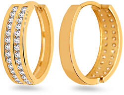 Heratis Forever Arany fülbevaló gyűrű 1, 5 cm cirkóniákkal IZ28769