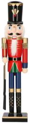 SPRINGOS Diótorő katona puskával, karácsonyi dekoráció, 60 cm, fa, többszínű (CA0908)