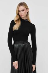 KARL LAGERFELD pulover femei, culoarea negru, light 9BYX-SWD18L_99X