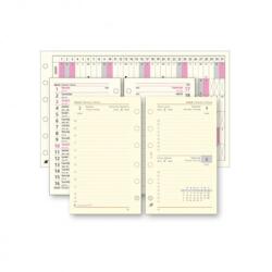SATURNUS Gyűrűs kalendárium betétlap SATURNUS M312 napi naptárcsomag, chamois, 176 lap/csomag, lapméret 95 × 168 mm