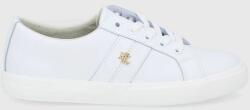 Ralph Lauren bőr cipő Janson II fehér, lapos talpú, 802830937006, 802922171002 - fehér Női 37