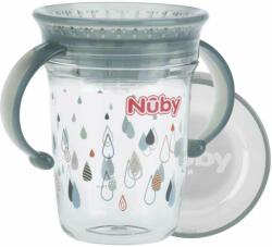 NUBY Cana Tritan necurgătoare NUBY cu urechi de 360 °, 6 m + gri deschis (AGSNV0414019GREY)