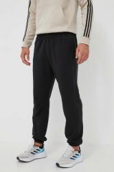 Adidas pamut melegítőnadrág fekete, sima, HK2866 - fekete XL