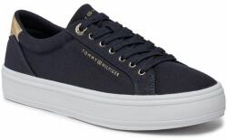 Tommy Hilfiger Sneakers Tommy Hilfiger Essential Vulc Canvas Sneaker FW0FW07682 Bleumarin