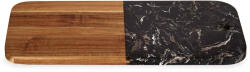 Kinvara Tava de servire, marmura si lemn, 38 x 18 cm (78375ar)