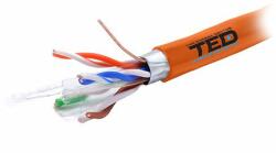 Ted Electric Cablu Ftp Cat 6 Cupru 0.56mm Lszh 305m Ted Electric (kab-ted5)