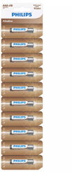 Philips Baterie Entry Alkaline Aaa Lr03 Blister 10 Buc Philips (ph-lr03al10s) Baterii de unica folosinta