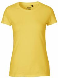 Neutral Női póló Fit organikus Fairtrade biopamutból - Sárga | XXL (NE-O81001-1000133555)