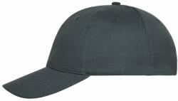 Myrtle Beach (Daiber) 6 paneles biopamut sapka MB6236 - Grafitszürke (MB6236-1792562)