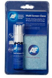 AF Tisztítófolyadék, érintőkijelzőhöz, mikroszálas kendővel, 25 ml, AF "Multi Screen-Clene (TTIACA25) - bestoffice