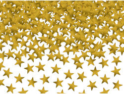PartyDeco S. r. o Konfetti, csillag alakú, arany, mérete 1 cm, 30gr