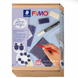 FIMO Soft süthető gyurma készlet, 4x25 g - Farmer design, denim design