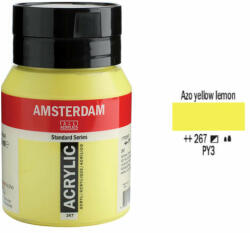 Royal Talens Amsterdam akrilfesték, 500 ml - 267, azo yellow lemon
