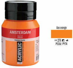 Royal Talens Amsterdam akrilfesték, 500 ml - 276, azo orange