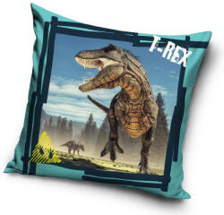  Dinoszaurusz T-Rex párnahuzat 40x40 cm (CBX203002TREX) - oliviashop
