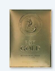 Elizavecca Szövet maszk arannyal és csigamucinnal 24K Gold Water Dual Snail Mask Pack - 25 g * 10 db
