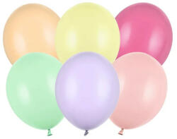 Partydeco Strong lufi 11" (28cm) vegyes pasztell színek, 50db/cs (LUFI437197)