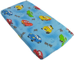 MaliShop Cearceaf 140x70 cm, cu elastic, Cars (CP217CRN)