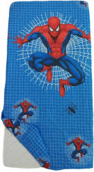 MaliShop Cearceaf 180x90 cm, cu elastic, Spiderman (CP305SMN) Lenjerii de pat bebelusi‎, patura bebelusi