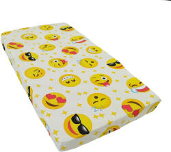 MaliShop Cearceaf 140x70 cm, cu elastic, Emoji (CP221EMN)