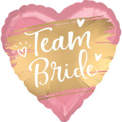 Amscan Anagram Balon folie inima Team Bride Echipa Miresei Burlacite 45 cm