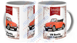  Veterán autós bögre - VW Beetle 1303 cabriolet (363145)