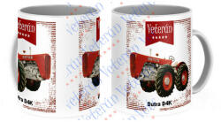 Veterán traktoros bögre - Dutra D4k piros (730779)