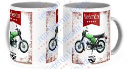 Veterán motoros bögre - Simson zöld (525392)