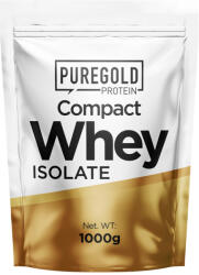 Pure Gold Compact Whey Isolate - izolat proteic din zer, 80% proteine - 1.00 kg