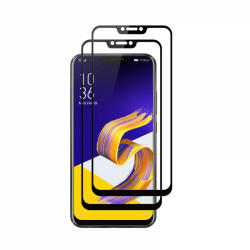 HIMO Set 2 folii protectie sticla securizata fullsize pentru Asus Zenfone 5 ZE620KL/ 5Z ZS620KL, negru (SETGLASS029)