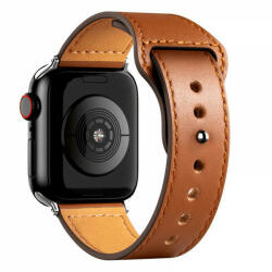 krasscom Curea Apple Watch Ultra/ 3 / 4 / 5 / 6 / 7 / 8 / SE series 42 / 44 / 45 / 49 mm, piele, maro (FITBAND231)