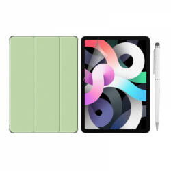 KRASSUS Set 3 in 1 pentru iPad Air 4 2020, 10.9 inch cu husa carte, folie protectie ecran si stylus, A2072 / A2316/ A2324/ A2325 , verde (PENTAB001)