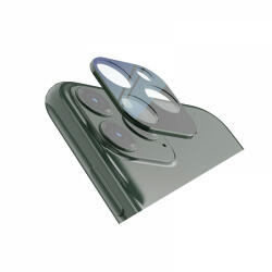 HIMO Folie protectie camera sticla securizata si rama metal pentru iPhone 11 Pro / 11 Pro Max, verde (GCAM005)