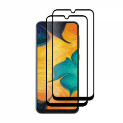 HIMO Set 2 folii protectie sticla securizata fullsize pentru Samsung Galaxy A50 / A50s, negru (SETGLASS106)
