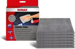 SONAX Set 6 lavete microfibra moale, 40x40cm, 300GSM, Sonax Coating Towel